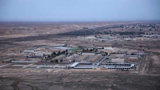 Ain al-Asad air base in the western Anbar desert, Iraq, Dec. 29, 2019.Ain al-Asad air base in the western Anbar desert, Iraq, Dec. 29, 2019. Nasser Nasser/AP, FILE
