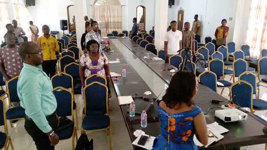 Some participants at the workshop. Image credit – Ebenezer Zor