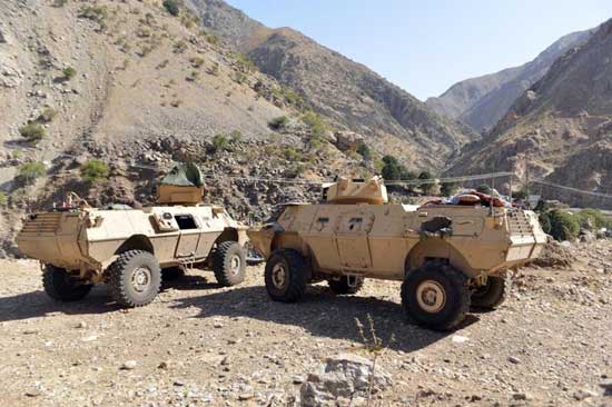 FILE - In this Aug. 25, 2021, file photo, armored vehicles are seen in Panjshir Valley, north of Kabul, Afghanistan. The Taliban said on Monday, Sept. 6, 2021, they have taken control of Panjshir province north of Kabul, the Afghan capital. The province was the last holdout of anti-Taliban forces in the country and the only province the Taliban had not seized during their sweep last month. (AP Photo/Jalaluddin Sekandar)